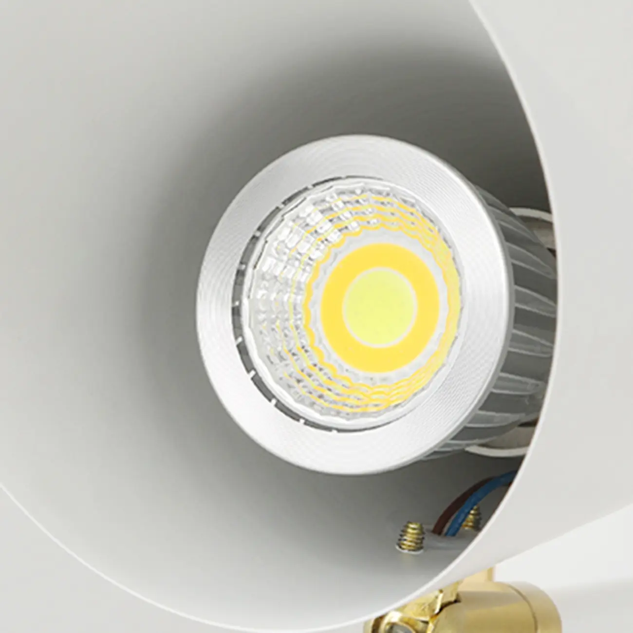 Modern White Metal Adjustable Swing Arm Wall Light Image - 7 | homeyfad