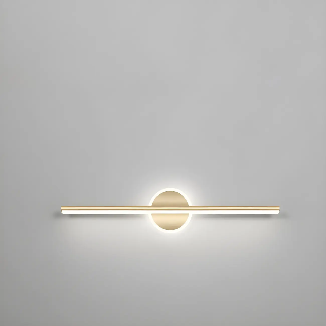 Gold 2-Light Geometric Residential Metal Vanity Light Image - 6 | homeyfad