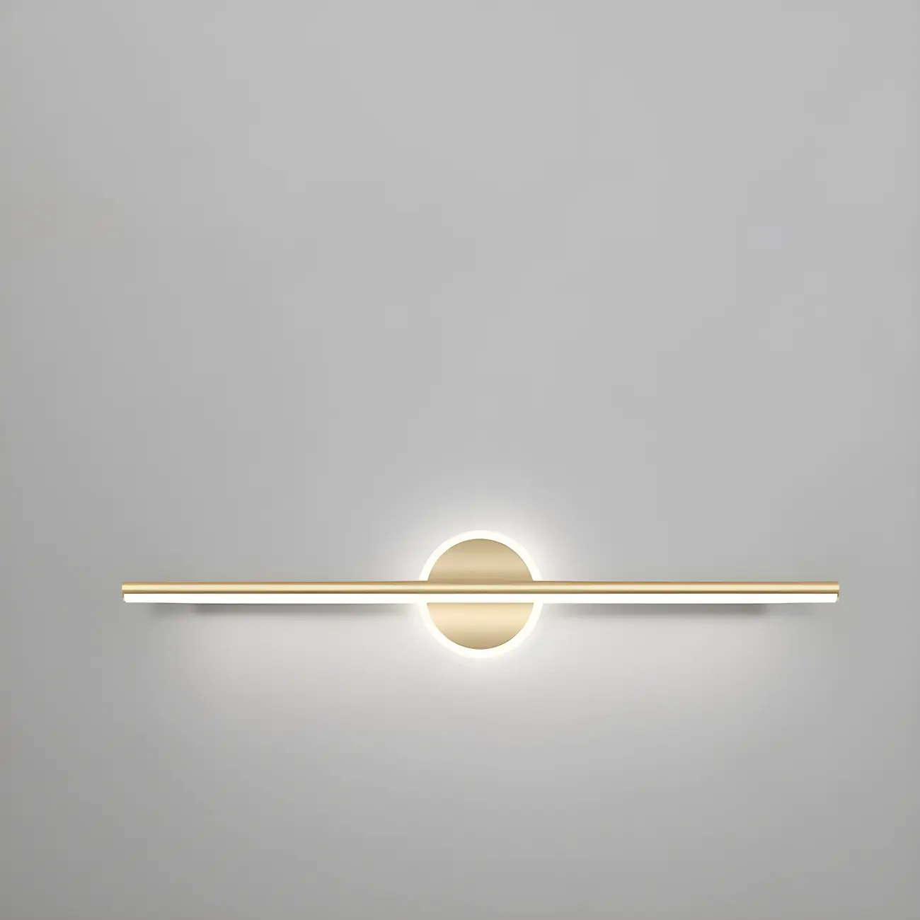 Gold 2-Light Geometric Residential Metal Vanity Light Image - 11 | homeyfad