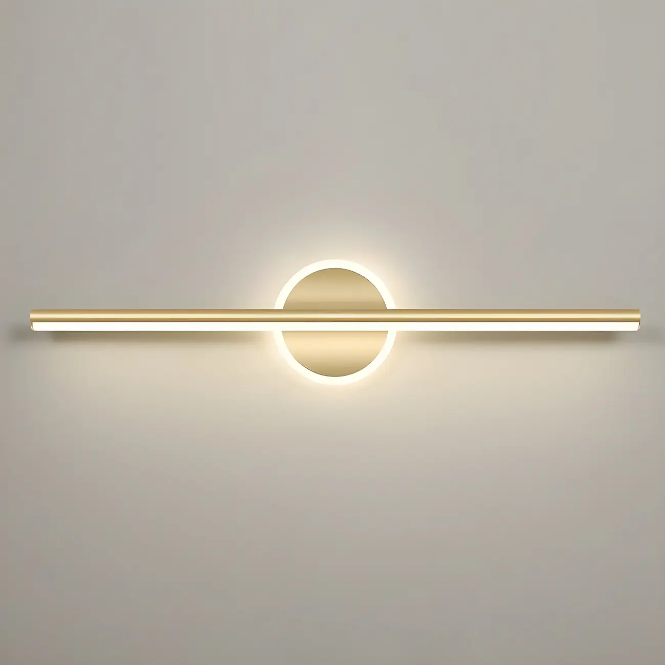 Gold 2-Light Geometric Residential Metal Vanity Light Image - 19 | homeyfad