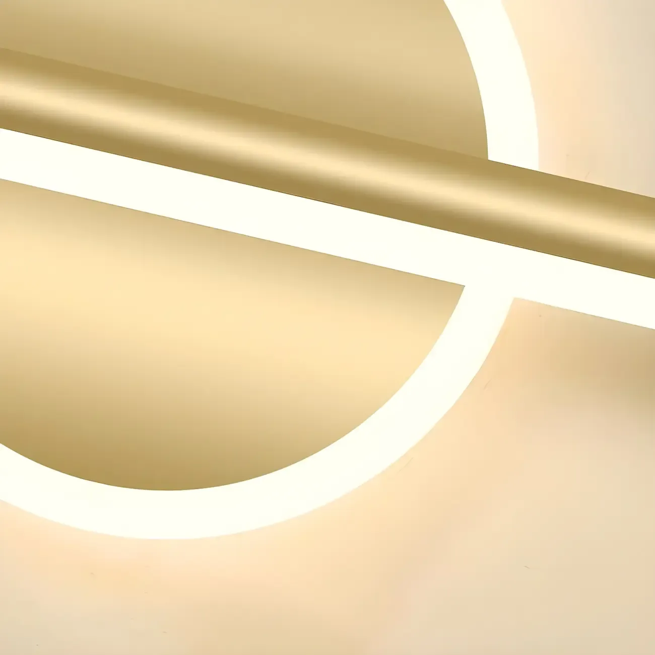 Gold 2-Light Geometric Residential Metal Vanity Light Image - 27