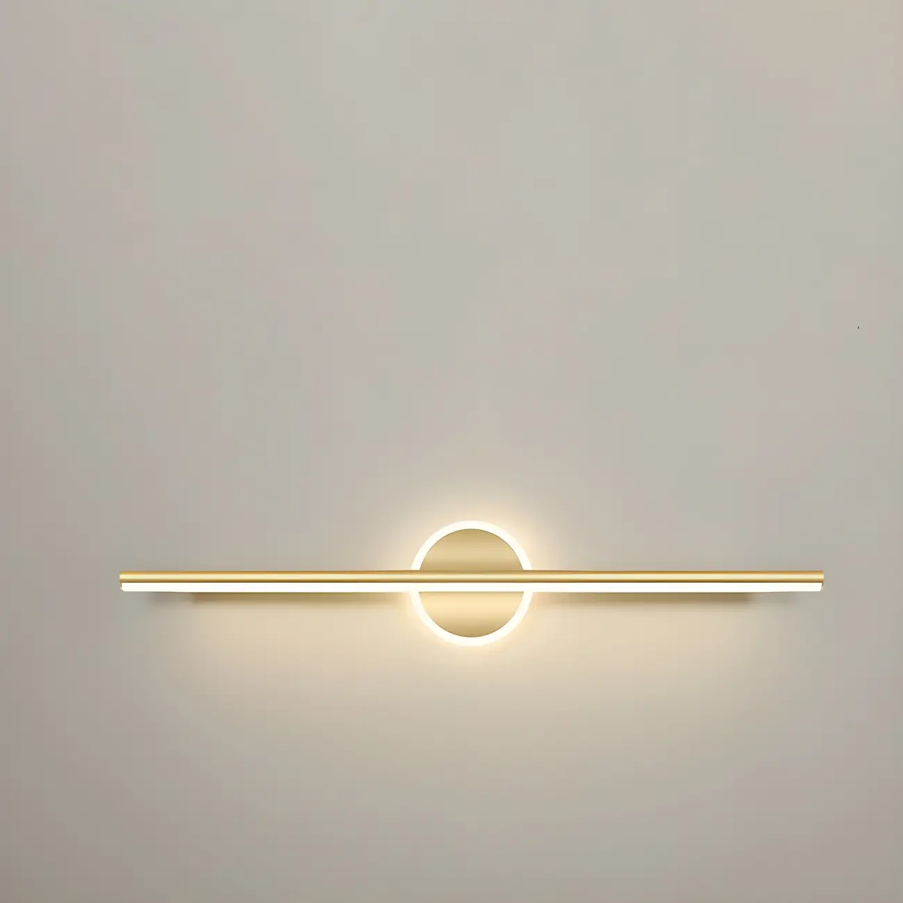 Gold 2-Light Geometric Residential Metal Vanity Light Image - 15 | homeyfad