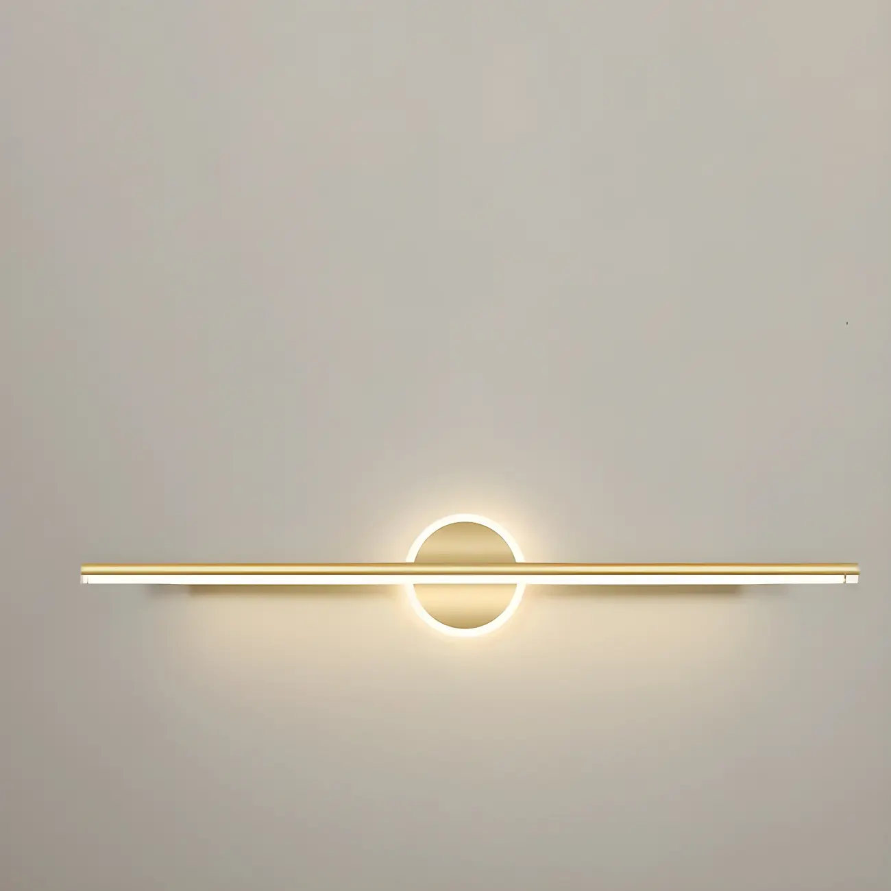 Gold 2-Light Geometric Residential Metal Vanity Light Image - 16 | homeyfad