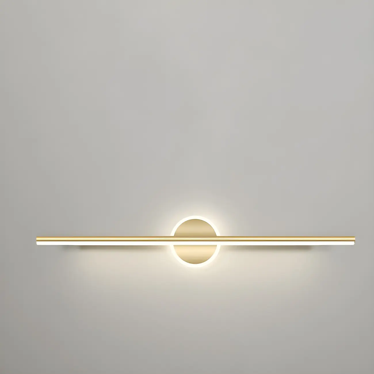 Gold 2-Light Geometric Residential Metal Vanity Light Image - 17 | homeyfad