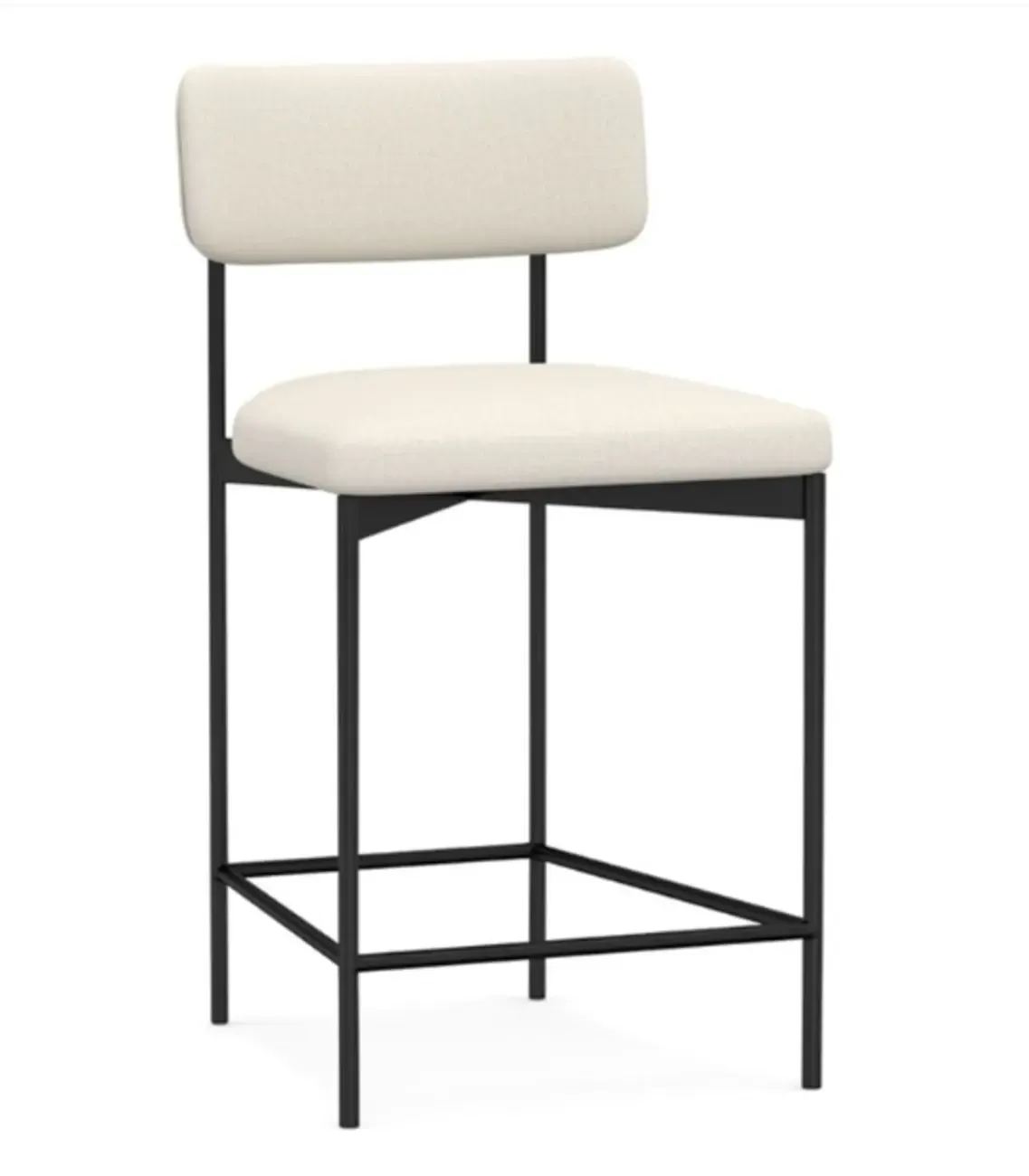 Industrial Pu Leather Low Back Armless Bar Stool | HomeyFad