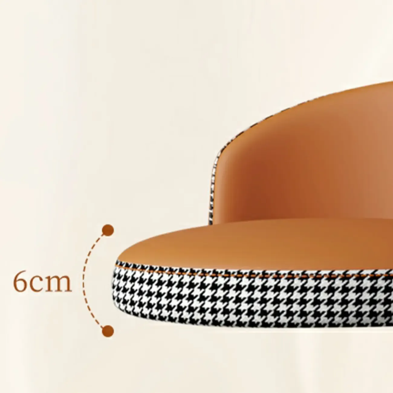 Modern Faux Leather Adjustable Luxury Bar Stool