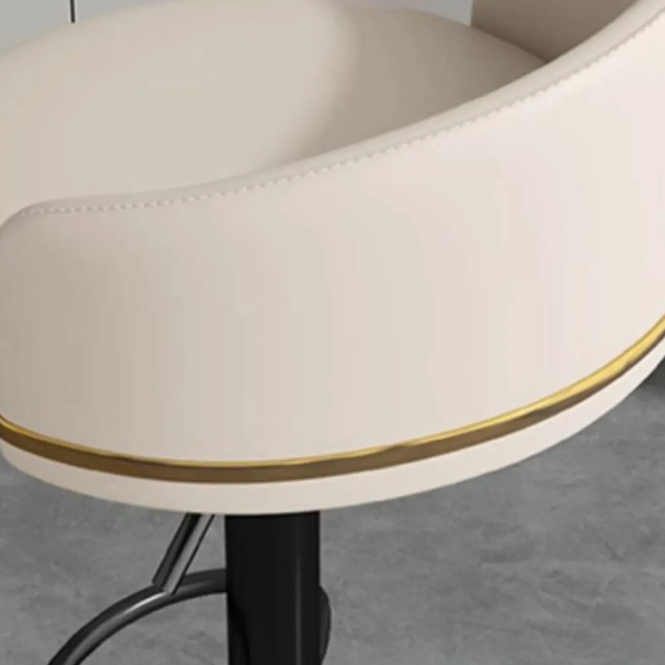 Modern Faux Leather Adjustable Luxury Bar Stool | homeyfad