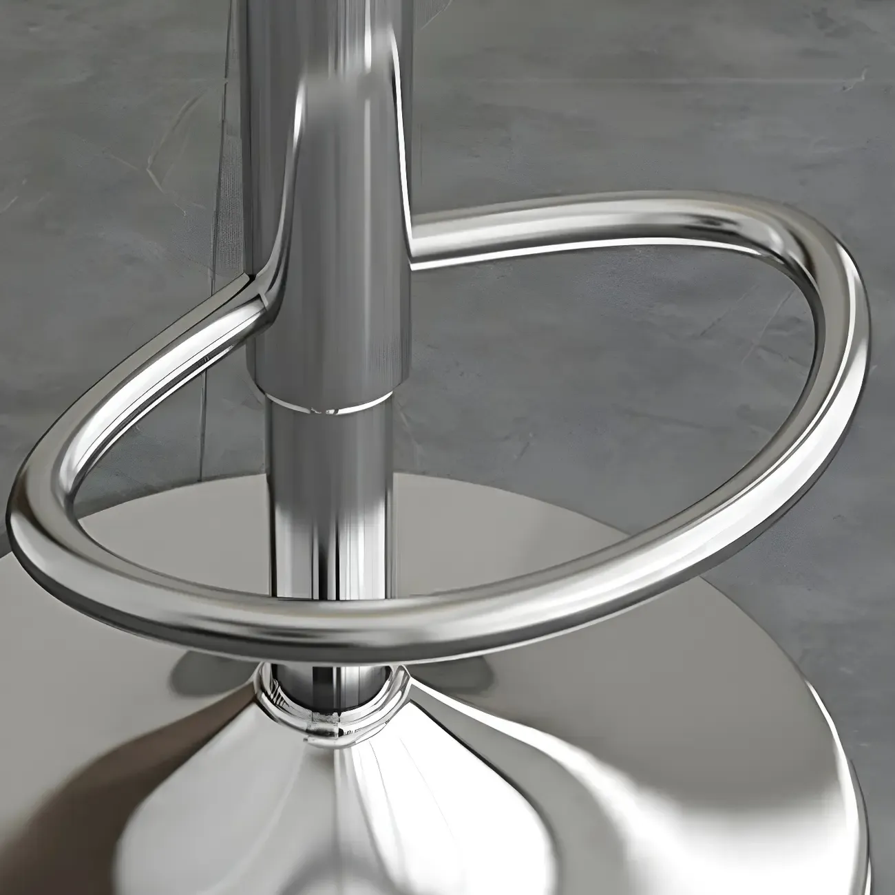 Modern Faux Leather Adjustable Luxury Bar Stool