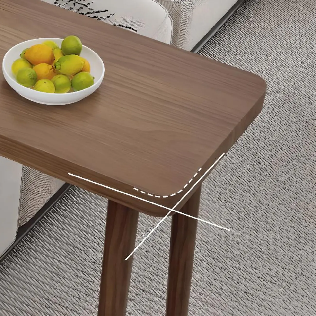 Rustic Brown Pine Trestle Bar Tables for Living Room Image - 6 | homeyfad