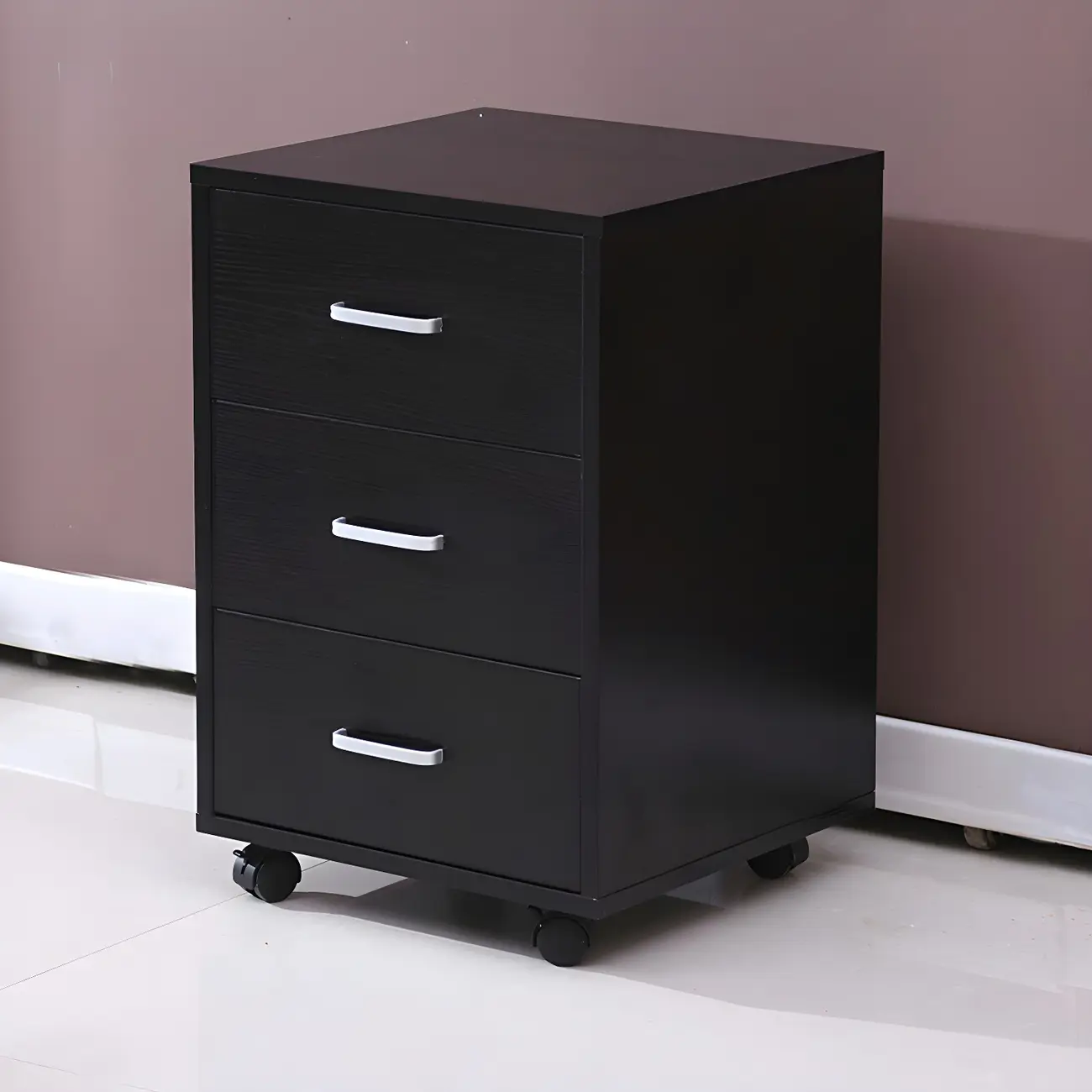 Classic Wooden Filing Cabinets with Drawers for Home Office Image - 4 | homeyfad
