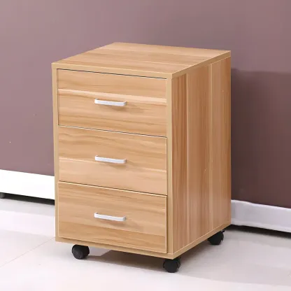 Classic Wooden Filing Cabinets with Drawers for Home Office Image - 2