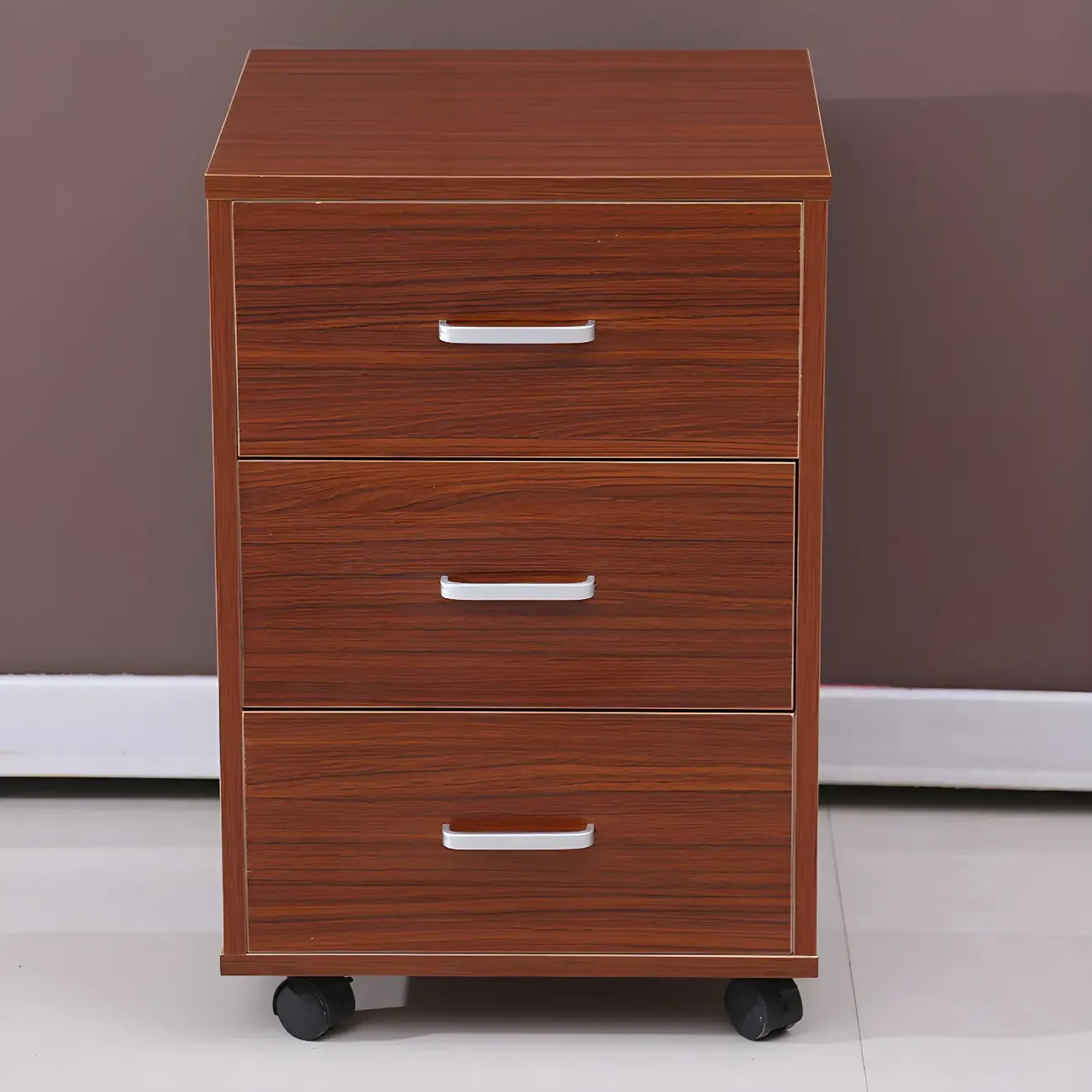 Classic Wooden Filing Cabinets with Drawers for Home Office Image - 7