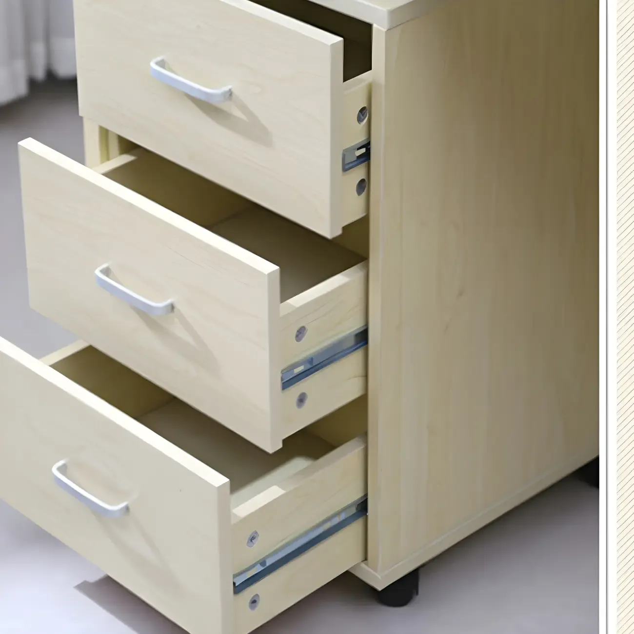 Classic Wooden Filing Cabinets with Drawers for Home Office Image - 13