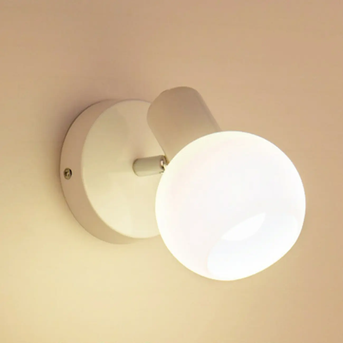 Round Modern Vanity Light with Elegant Glass Shades Image - 6 | homeyfad