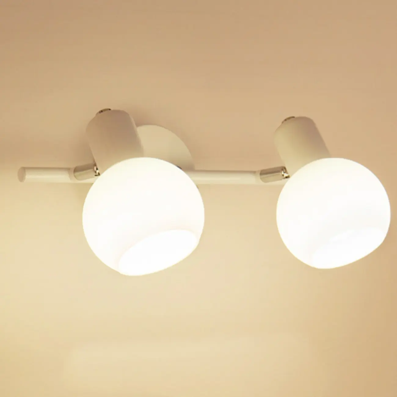 Round Modern Vanity Light with Elegant Glass Shades Image - 7 | homeyfad