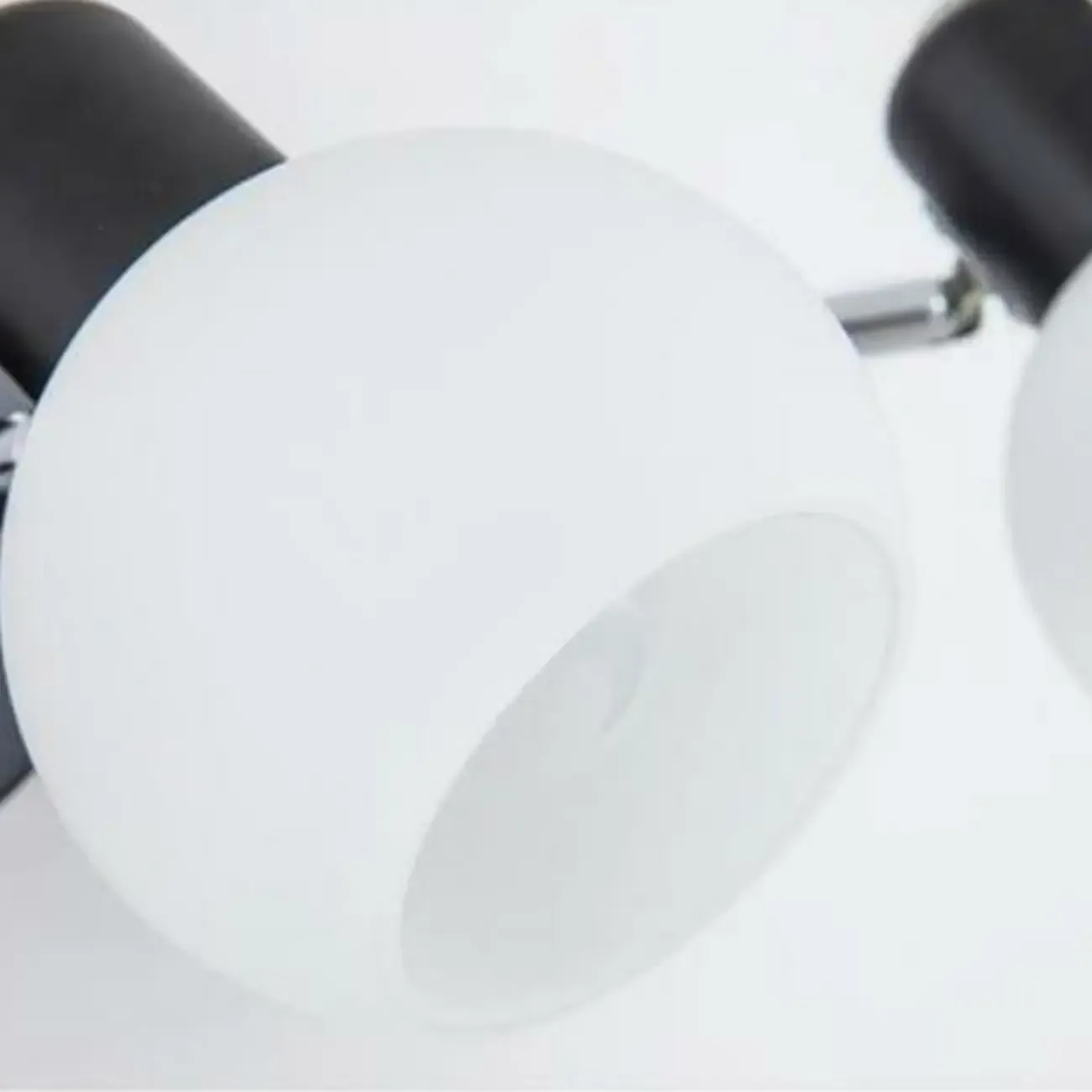 Round Modern Vanity Light with Elegant Glass Shades Image - 12