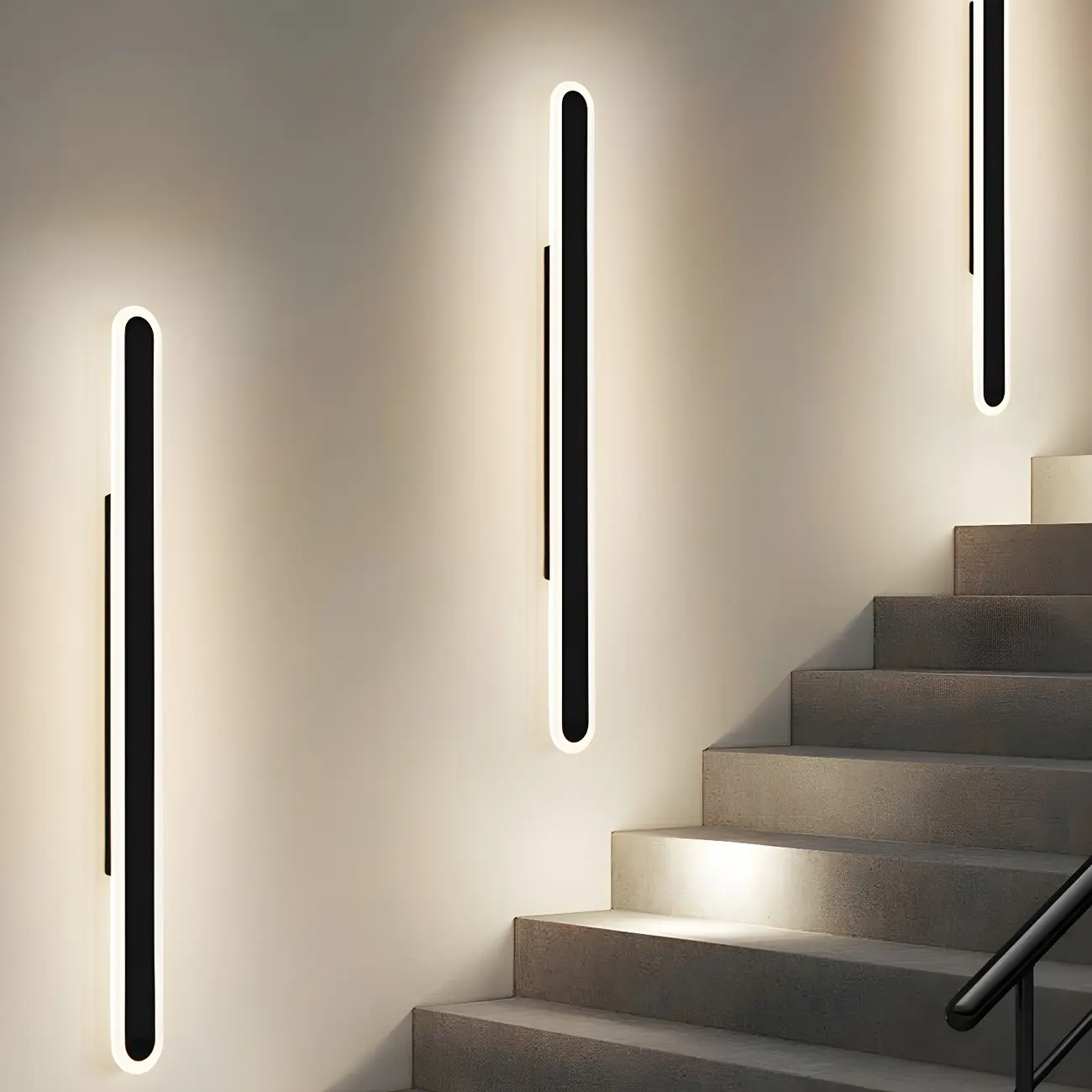 Modern Slim Oval Natural Light LED Outdoor Wall Light | homeyfad