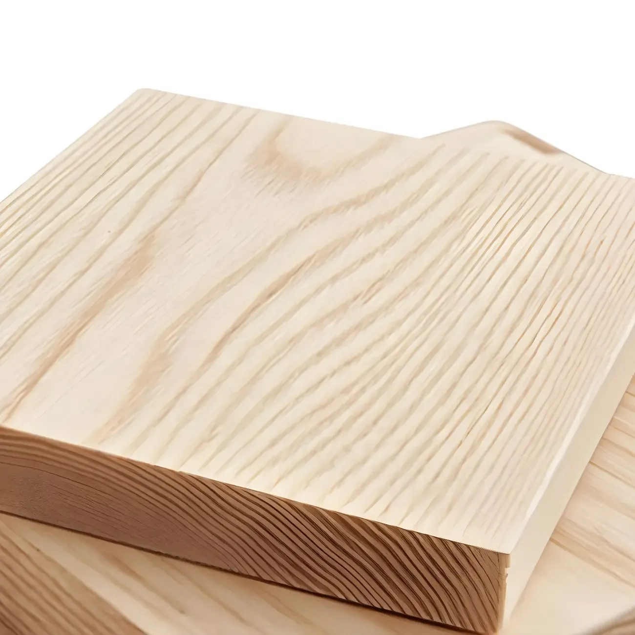 Contemporary Wood 5-Tier Natural Vertical Bookcase Image - 12