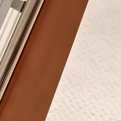 Unique Z-Shaped Solid Wood Glass Display Small Side Table Image - 8