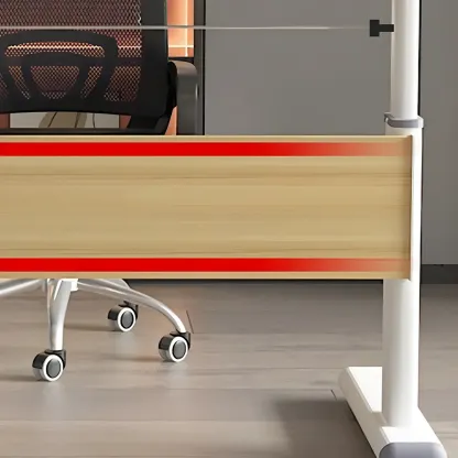 Modern Rectangular T-Shape Adjustable Standing Desk for Office Image - 7