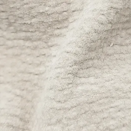 Modern Chenille Fabric Wingback Accent Chair with Arms Image - 6