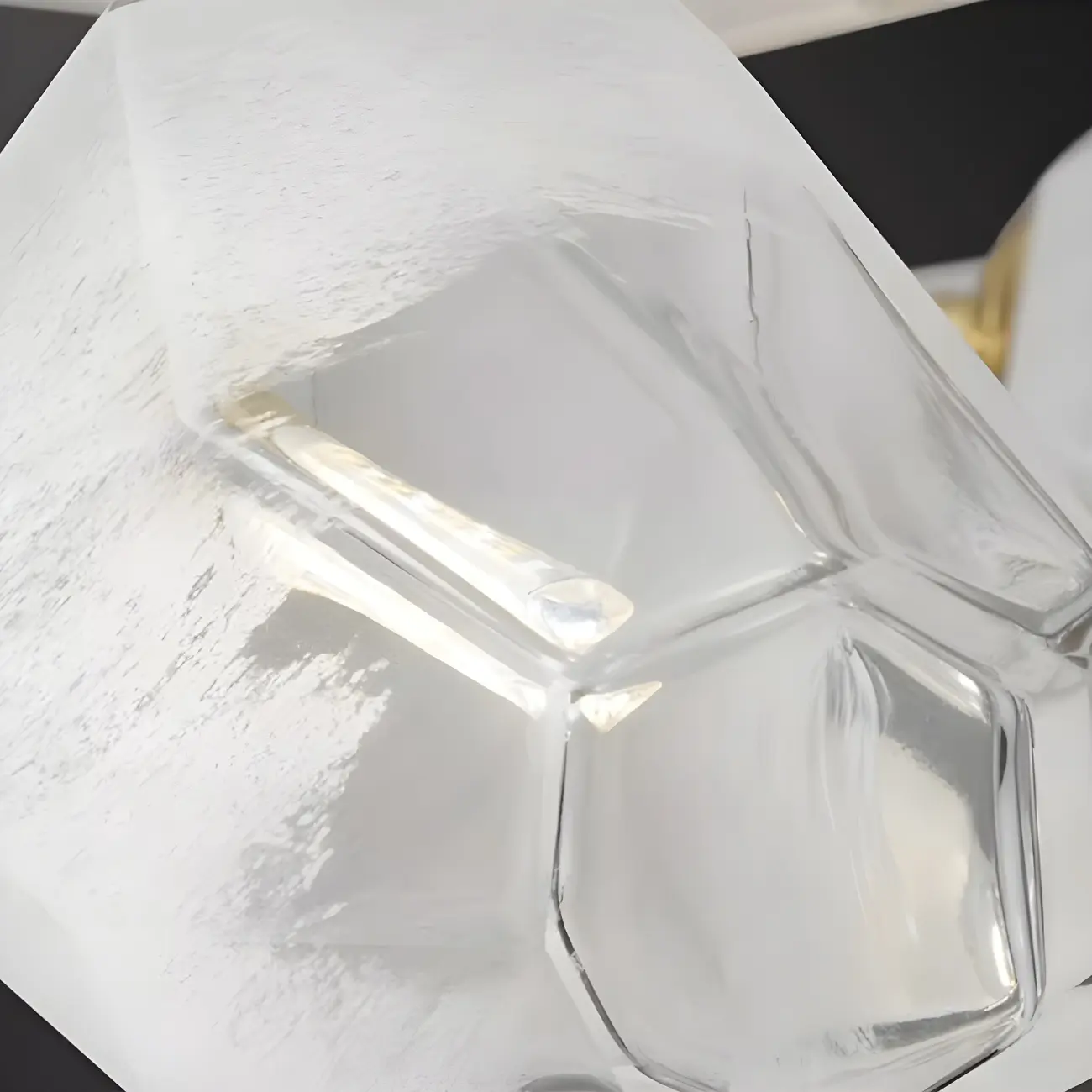 Large Modern Gold Glass Pendant Light for Kitchen Island Image - 10 | homeyfad