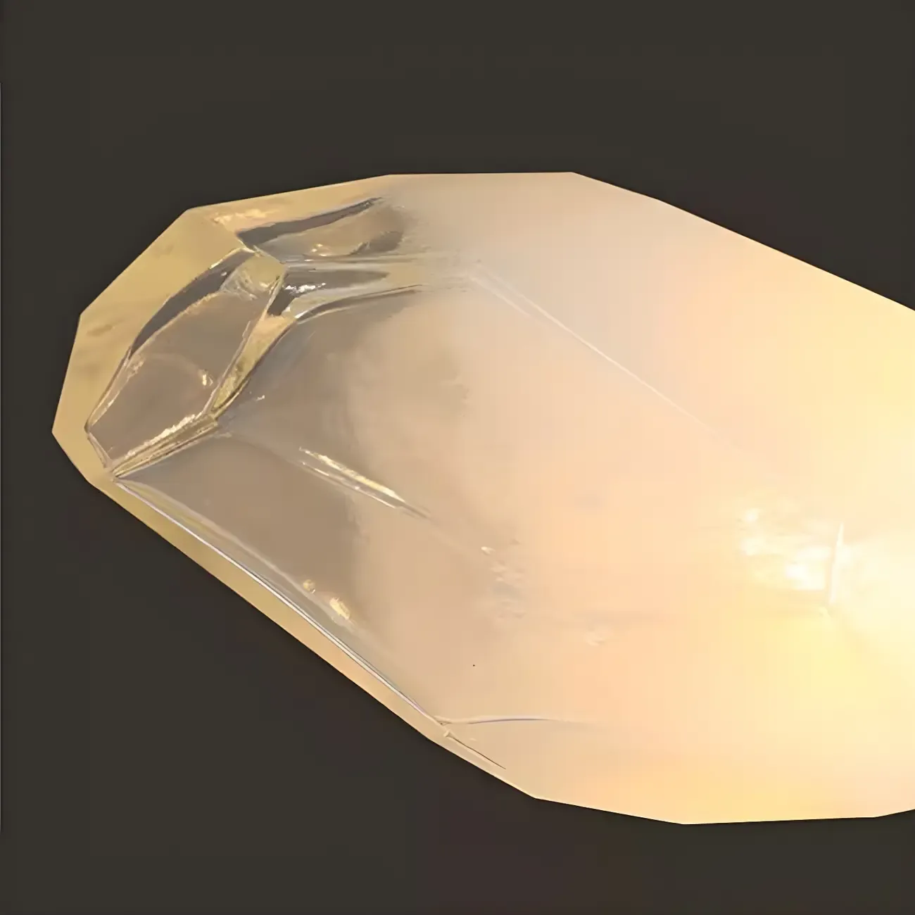 Large Modern Gold Glass Pendant Light for Kitchen Island Image - 12