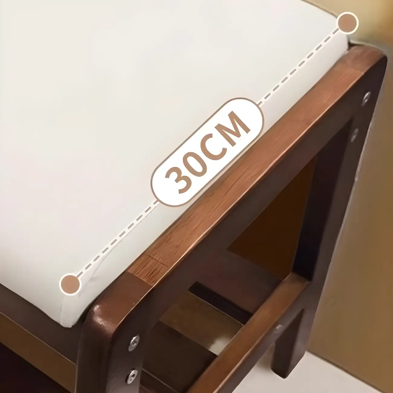 Entryway Solid Wood Cushioned Trapezoid Shoe Bench Image - 17 | homeyfad