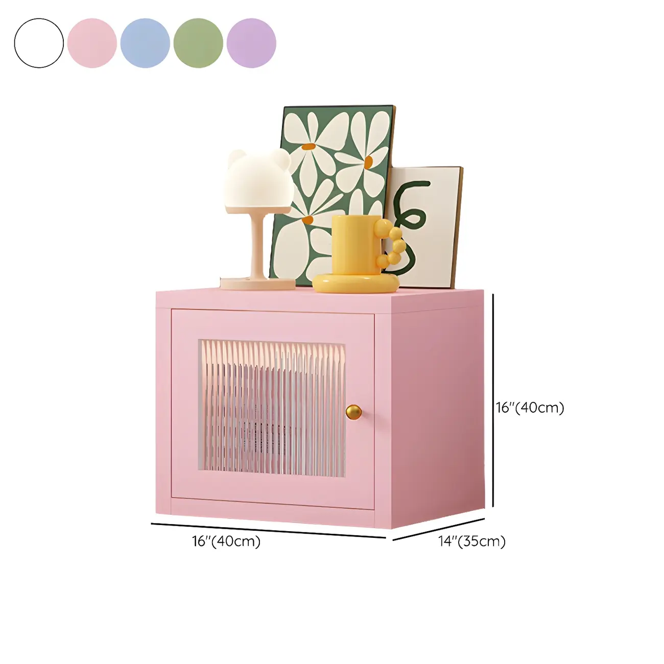 Modern Metal White Stackable Display Cabinet with Glass Door #size | homeyfad