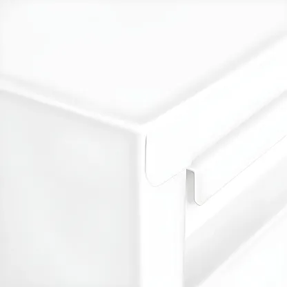 Grey/White Metal Wall Mounted Shoe Storage Cabinet Image - 10