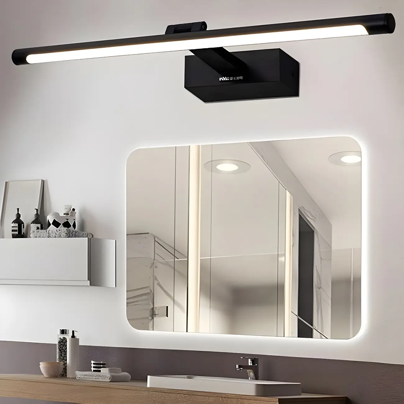 Modern Practicality Metal Vanity Light with LED for Bathroom Image - 2 | homeyfad