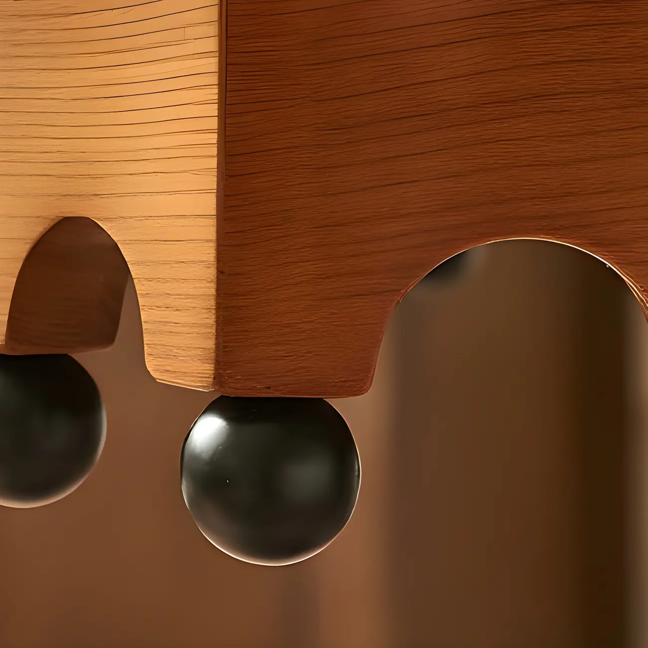 Traditional Octagon Wood Side Table with Pedestal Base for Home Image - 9 | homeyfad