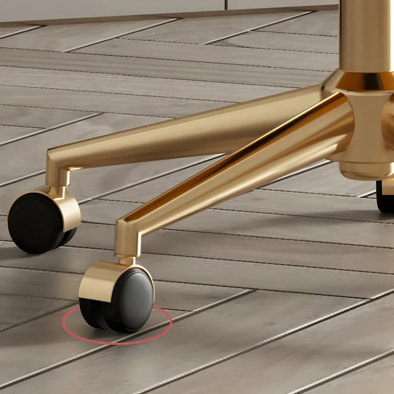 Modern Yellow Leather Upholstered Adjustable Swivel Office Chair Image - 10