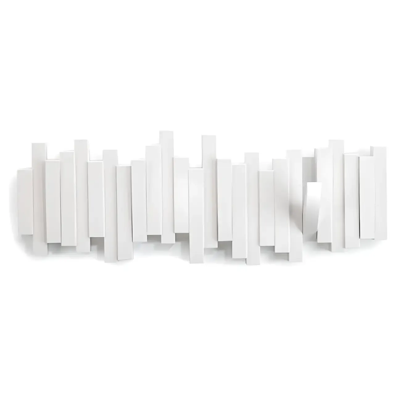 Modern Plastic/Acrylic Wall-Mounted Coat Rack Image - 3
