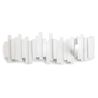 Modern Plastic/Acrylic Wall-Mounted Coat Rack  Image - 3