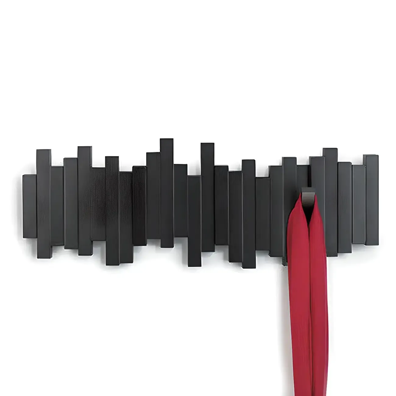 Modern Plastic/Acrylic Wall-Mounted Coat Rack Image - 4