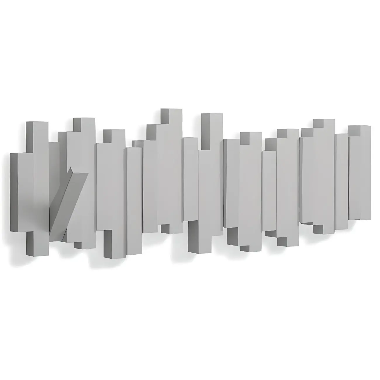 Modern Plastic/Acrylic Wall-Mounted Coat Rack  Image - 6 | homeyfad