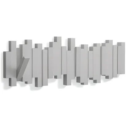 Modern Plastic/Acrylic Wall-Mounted Coat Rack  Image - 6