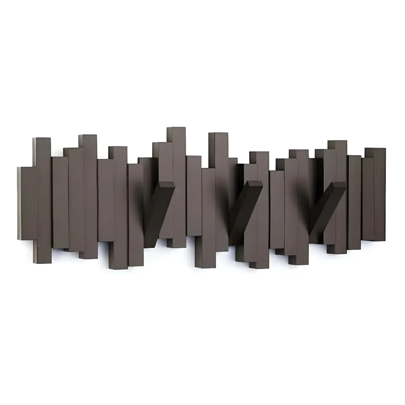 Modern Plastic/Acrylic Wall-Mounted Coat Rack Image - 7