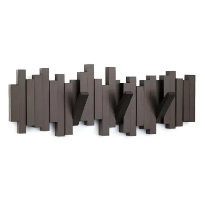 Modern Plastic/Acrylic Wall-Mounted Coat Rack  Image - 7