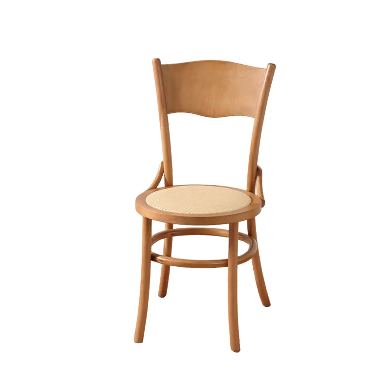 Mid-Century Modern Round Wood Dining Chair Image - 22 | homeyfad