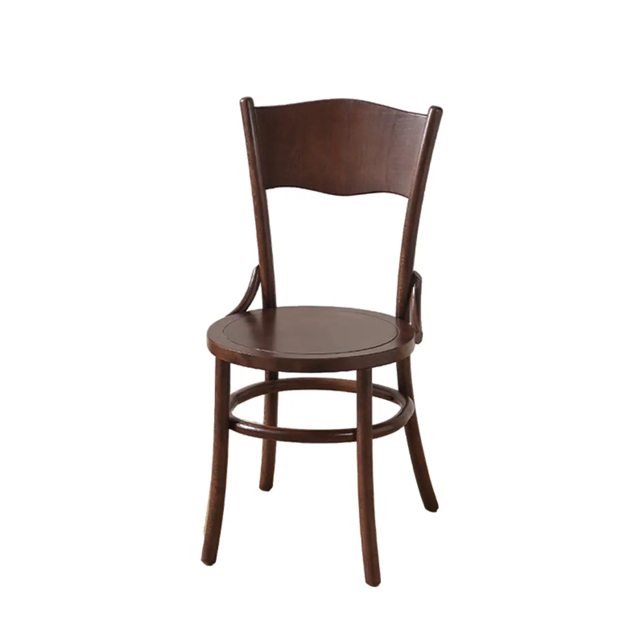 Mid-Century Modern Round Wood Dining Chair Image - 25 | homeyfad