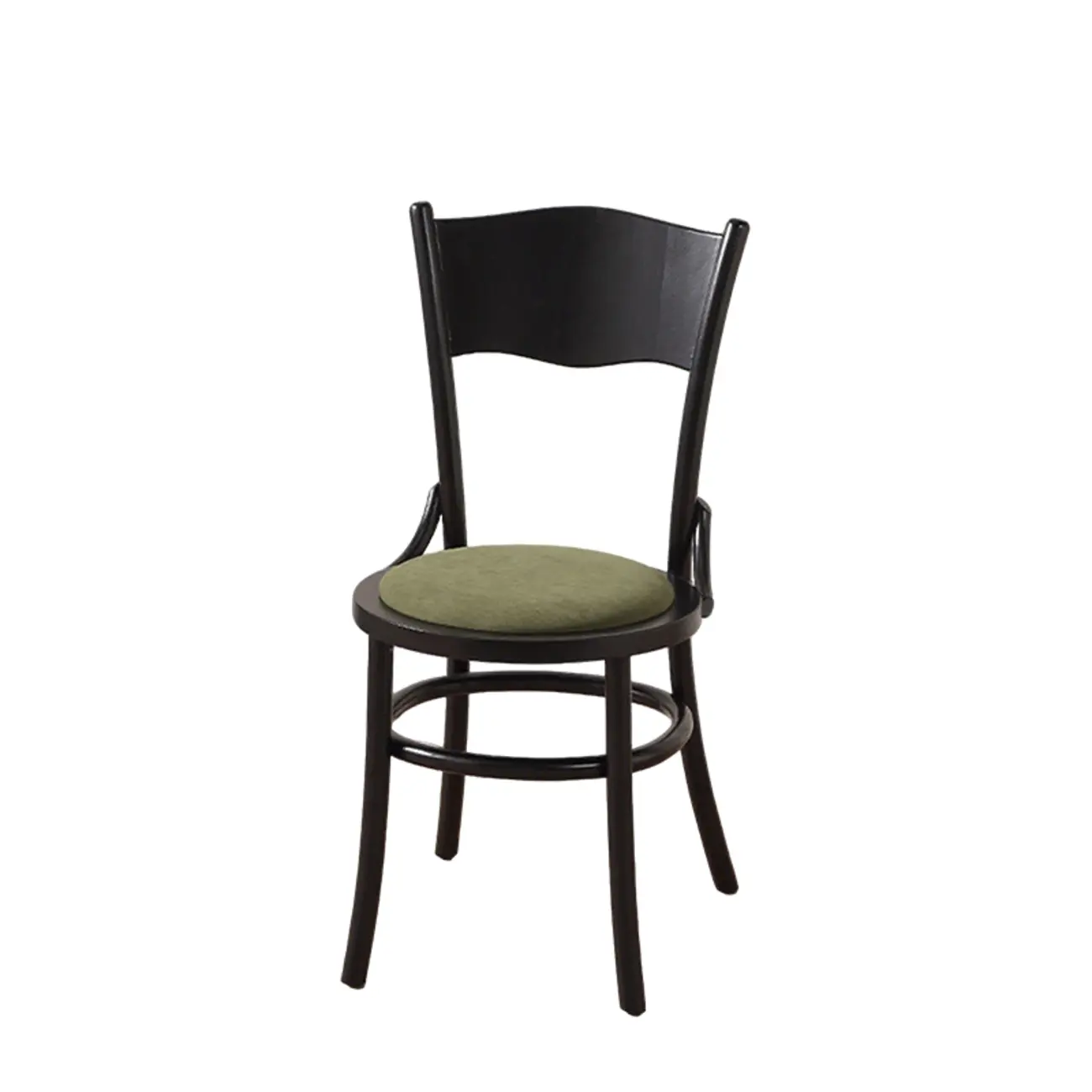 Mid-Century Modern Round Wood Dining Chair Image - 32 | homeyfad