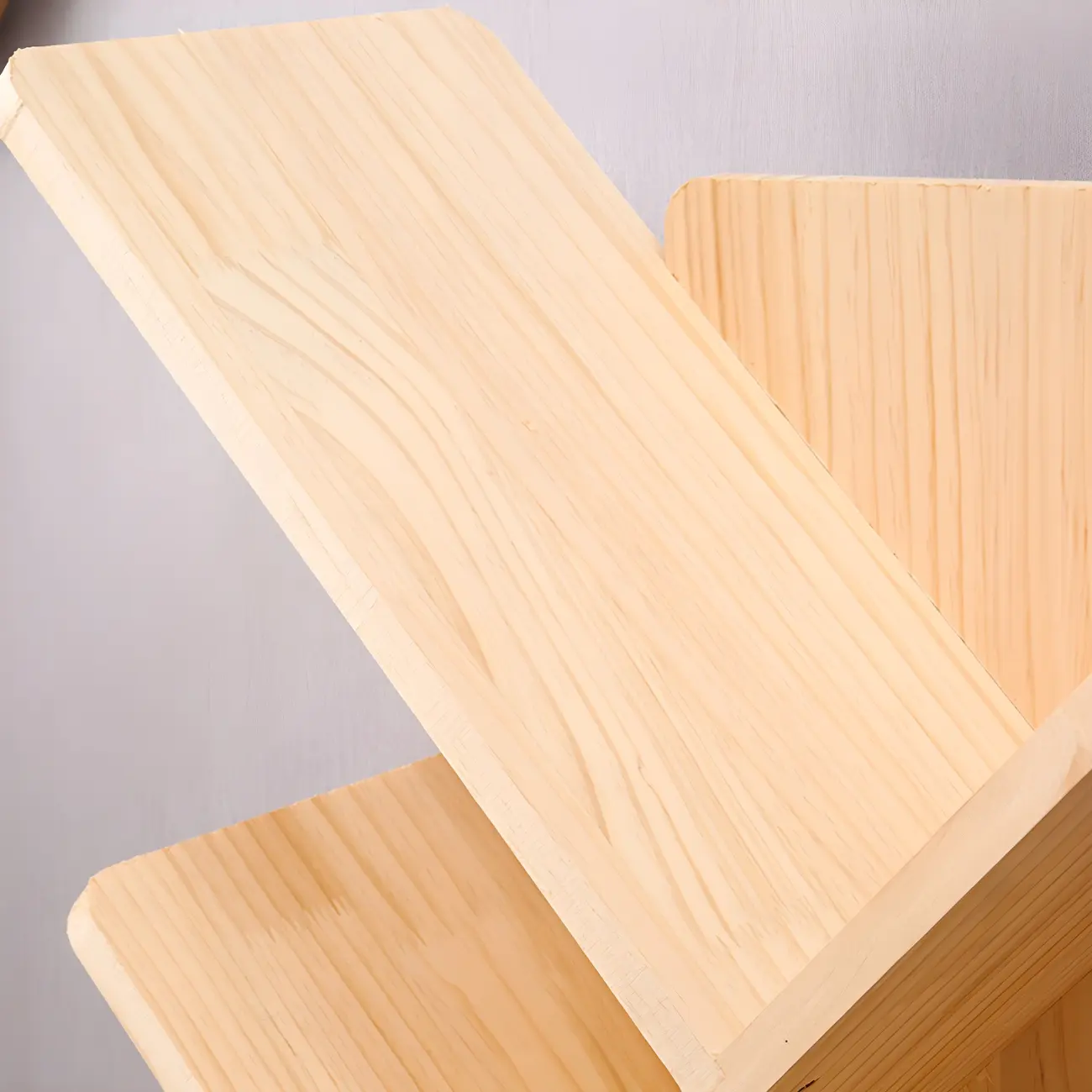 Trendy Brown Wood Tree-Shaped Etagere Bookcase Image - 15 | homeyfad