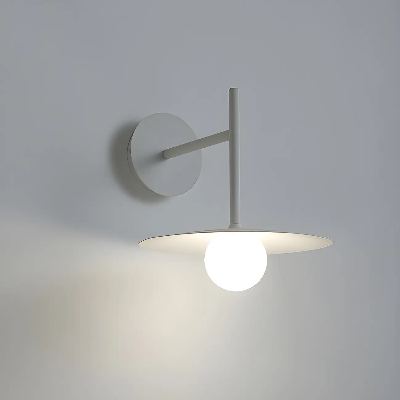 Industrial Frosted Glass Metal Globe Black Wall Sconce | homeyfad