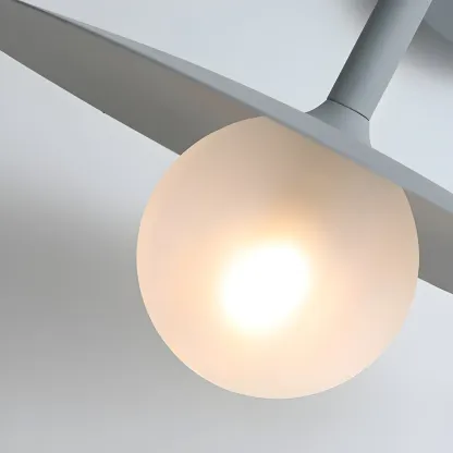 Industrial Frosted Glass Metal Globe Black Wall Sconce