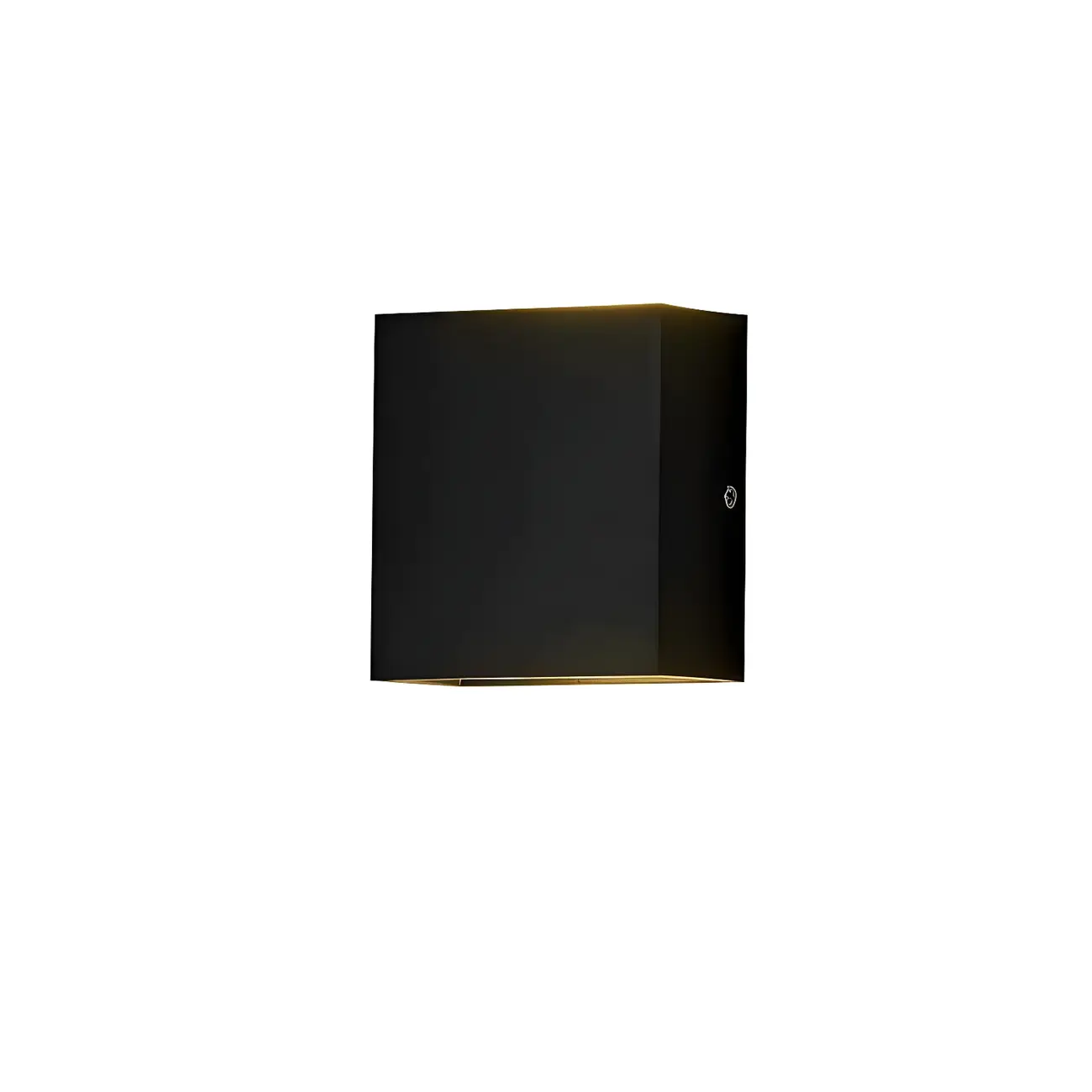 Square Modern Black Metal  LED Wall Sconce for Hallway 2-Light  Image - 9 | homeyfad