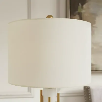 Modern Alabaster Stone LED Table Lamp for Living Room Image - 4