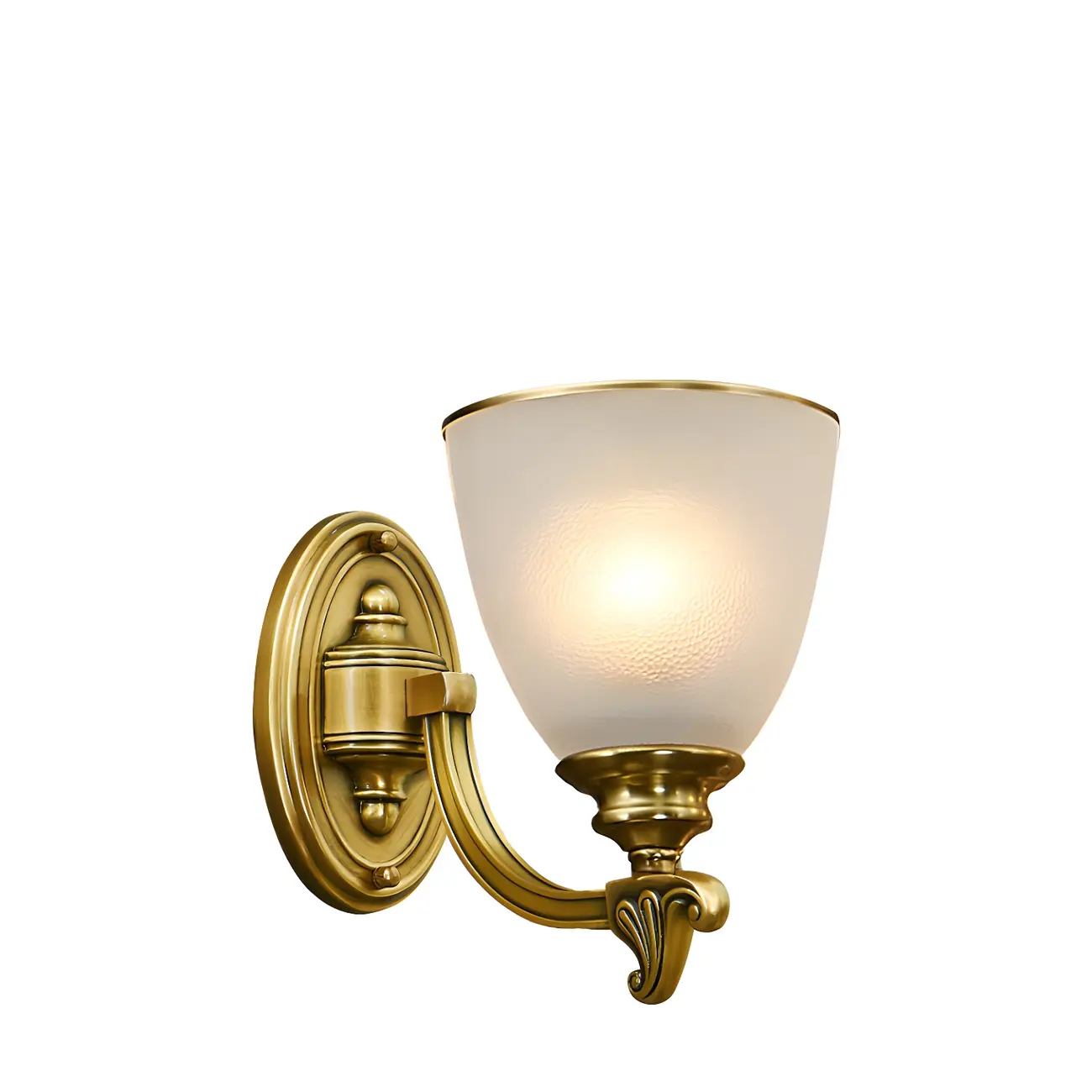 Modern Gold Glass Wall Light for Living Room Decor Image - 4 | homeyfad