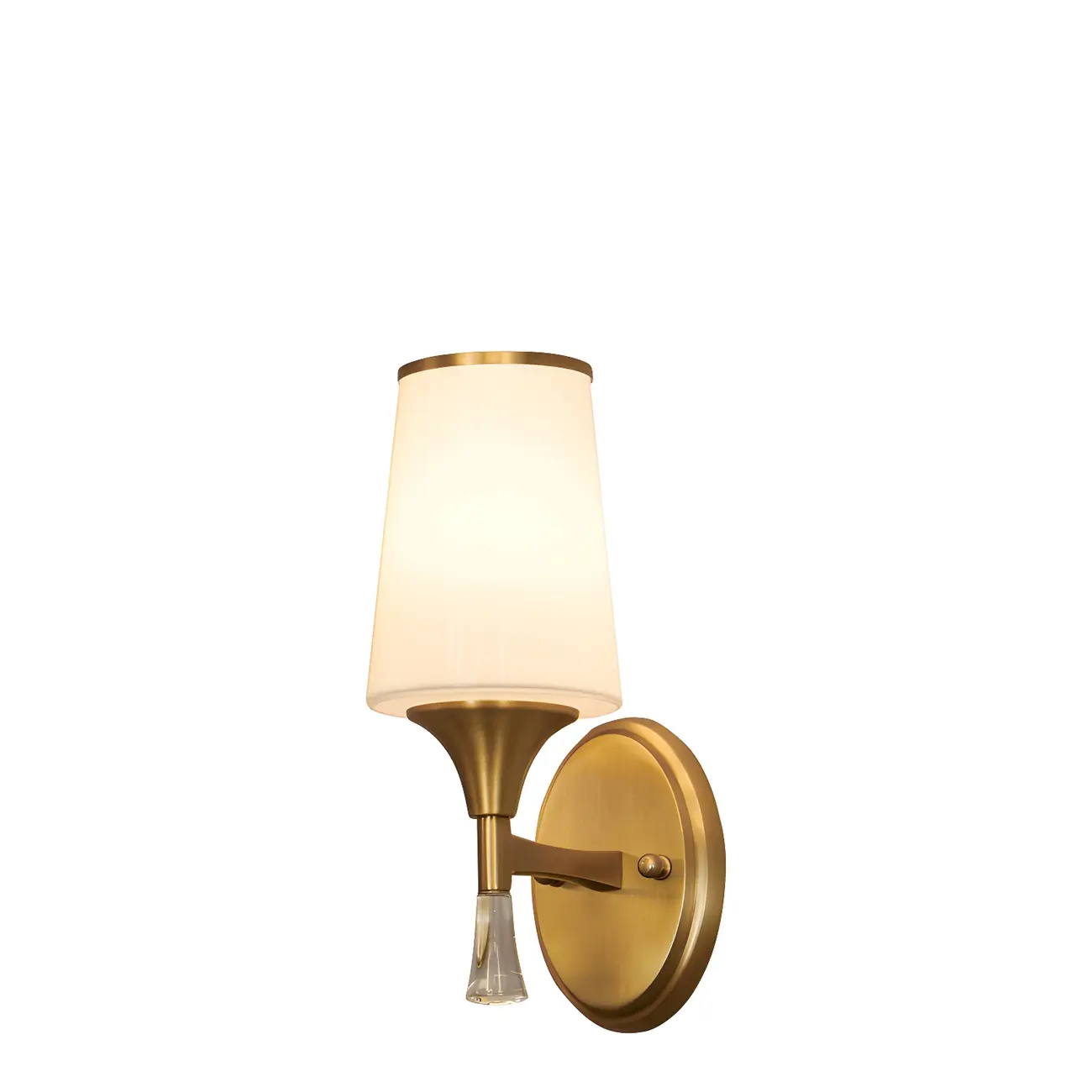 Modern Gold Glass Wall Light for Living Room Decor Image - 5 | homeyfad